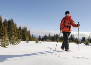 Snowshoing In Sweden