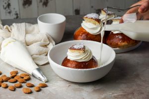 Semlor With Hot Milk